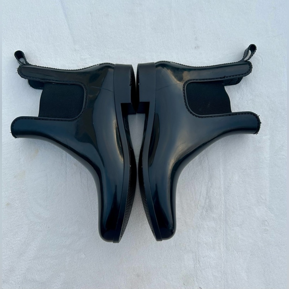 Chelsea Rain Boots by Andrea Sz. 8 Black